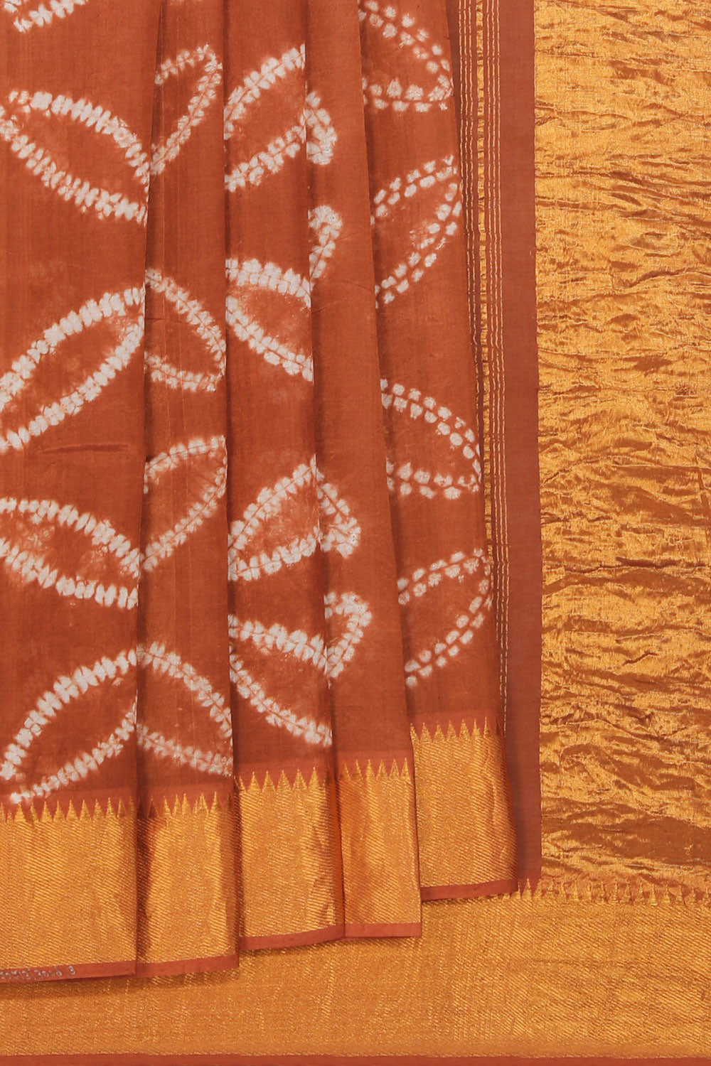 Image of Mangalgiri Silk Batik Printed Saree